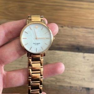 Rose gold Kate Spade watch
